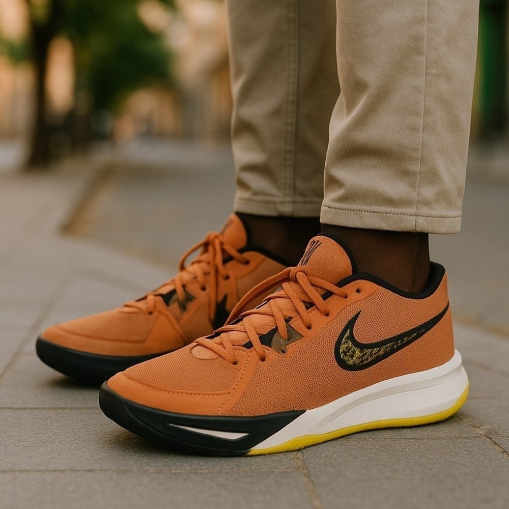 Nike Kyrie Flytrap 6 "Orange /Yellow/Black" DM1125‑800 Men's US 10.5 Sneakers